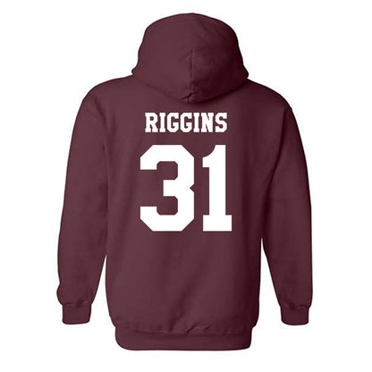 Texas A&M - NCAA Football : Kelvion Riggins - Classic Shersey Hooded Sweatshirt-1