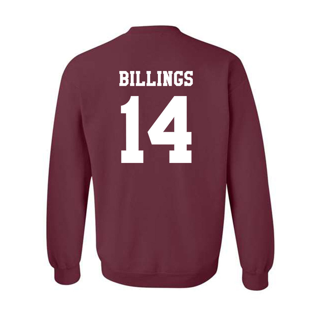 Texas A&M - NCAA Baseball : Luke Billings - Classic Shersey Crewneck Sweatshirt-1