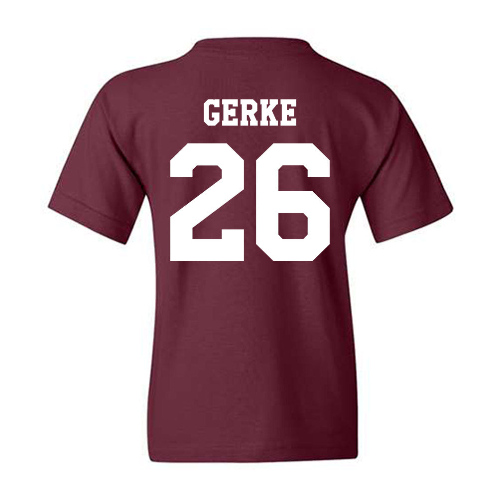 Texas A&M - NCAA Football : Layne Gerke - Classic Shersey Youth T-Shirt-1