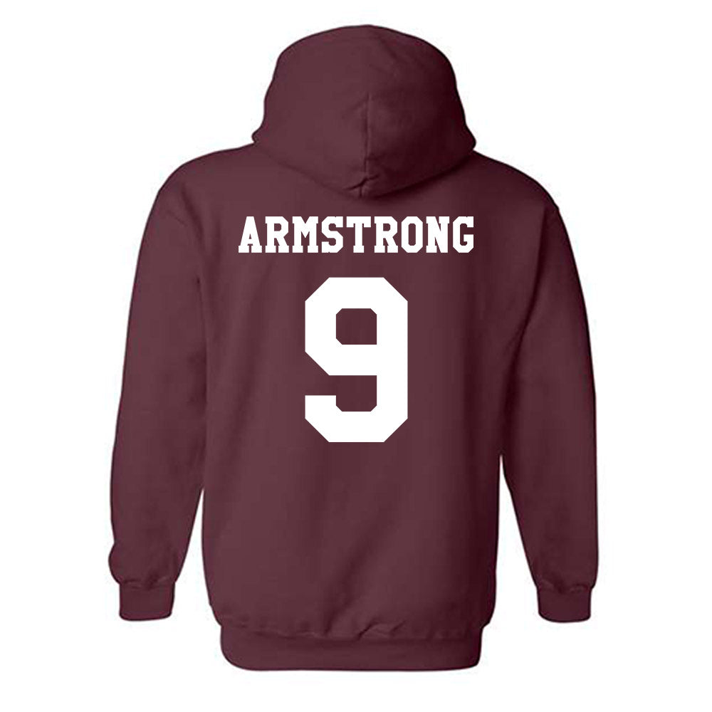 Texas A&M - NCAA Football : Kiotti Armstrong - Classic Shersey Hooded Sweatshirt-1