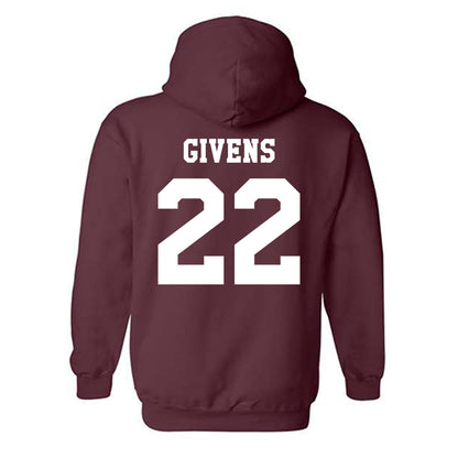 Texas A&M - NCAA Football : Tristian Givens - Classic Shersey Hooded Sweatshirt-1