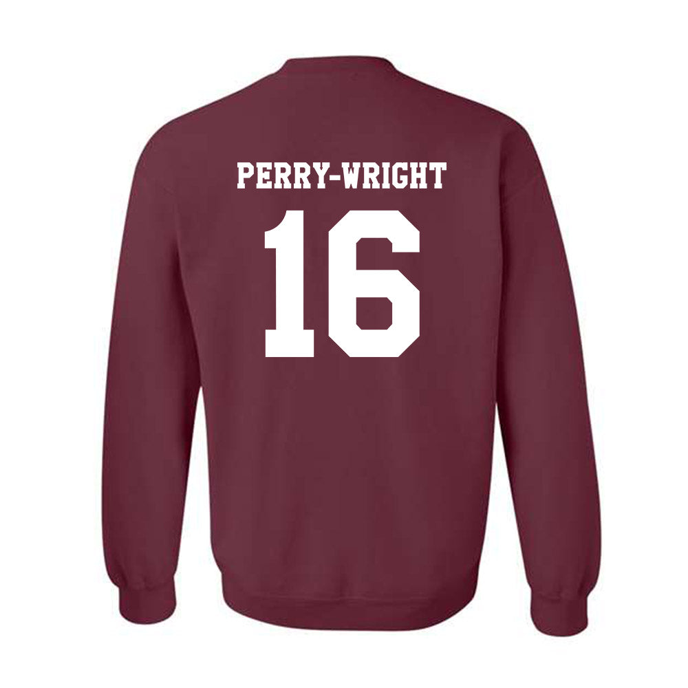 Texas A&M - NCAA Football : Bryce Perry-Wright - Classic Shersey Crewneck Sweatshirt-1