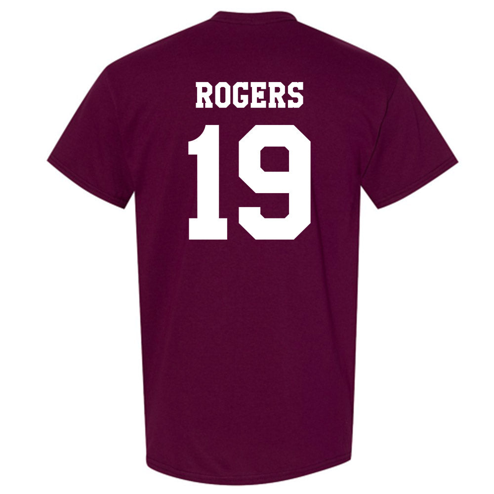 Texas A&M - NCAA Football : Bravion Rogers - Classic Shersey T-Shirt-1