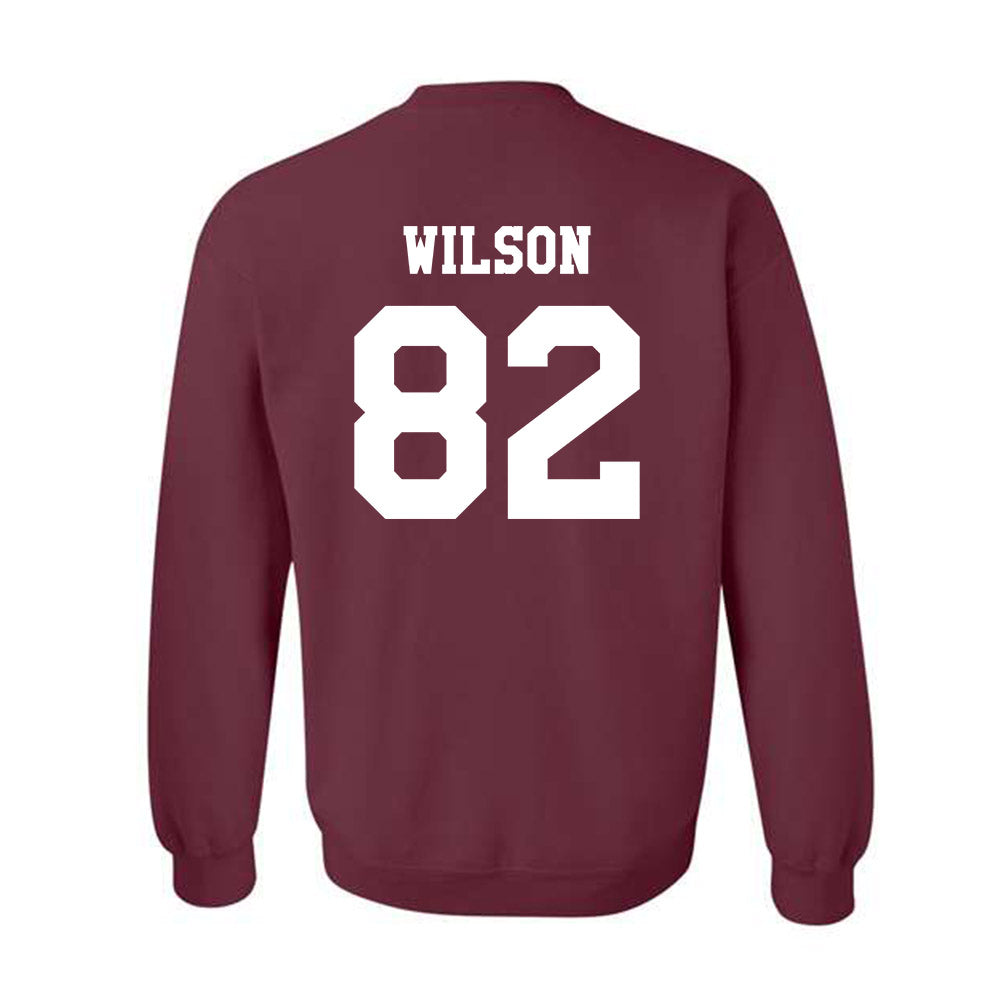 Texas A&M - NCAA Football : Jonah Wilson - Classic Shersey Crewneck Sweatshirt-1