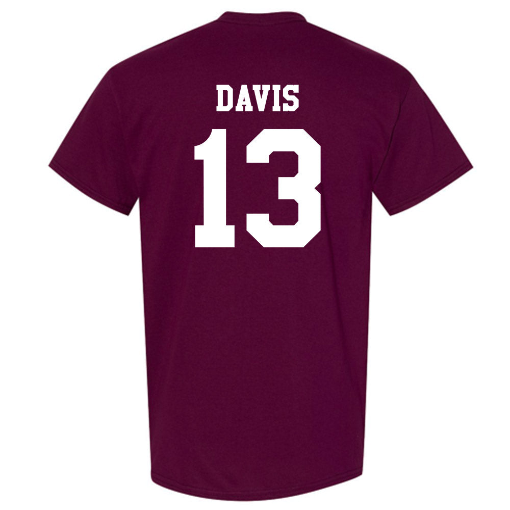 Texas A&M - NCAA Football : Myles Davis - Classic Shersey T-Shirt-1