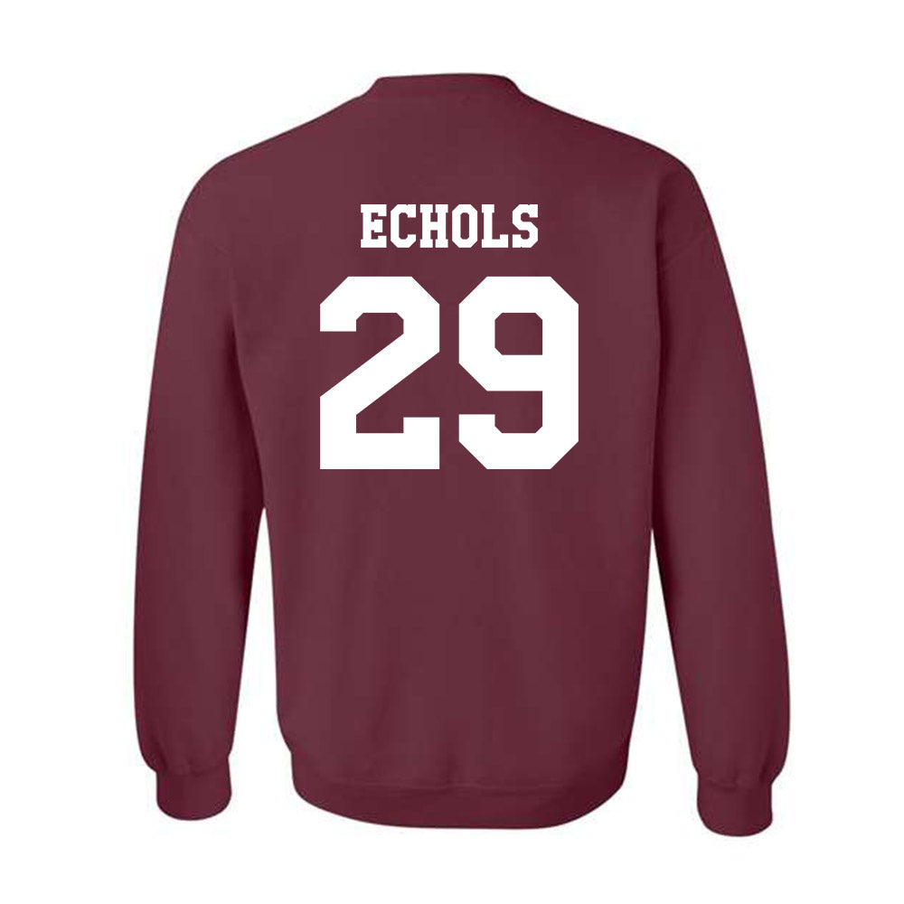 Texas A&M - NCAA Football : Justin Echols - Classic Shersey Crewneck Sweatshirt-1