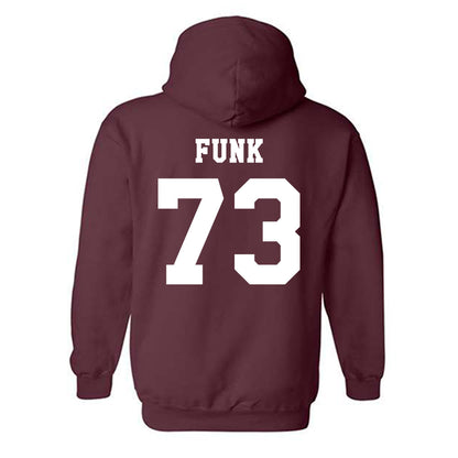 Texas A&M - NCAA Football : Ashton Funk - Classic Shersey Hooded Sweatshirt-1