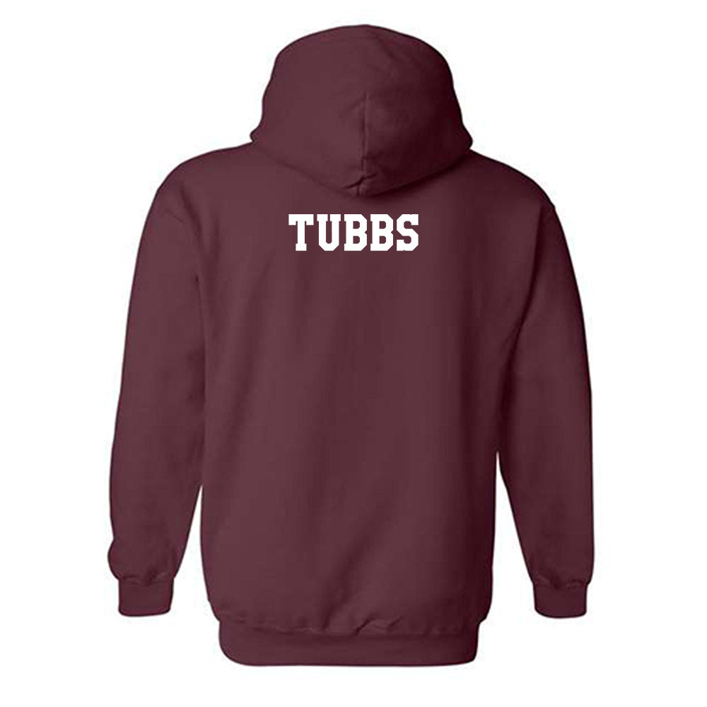 Texas A&M - NCAA Men's Track & Field : Charvis Tubbs - Classic Shersey Hooded Sweatshirt-1
