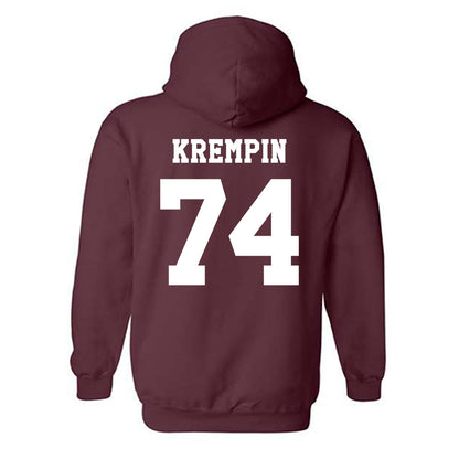 Texas A&M - NCAA Football : Zaden Krempin - Classic Shersey Hooded Sweatshirt-1