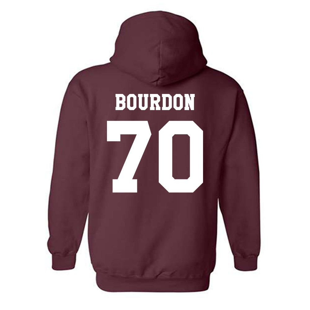 Texas A&M - NCAA Football : Robert Bourdon - Classic Shersey Hooded Sweatshirt-1