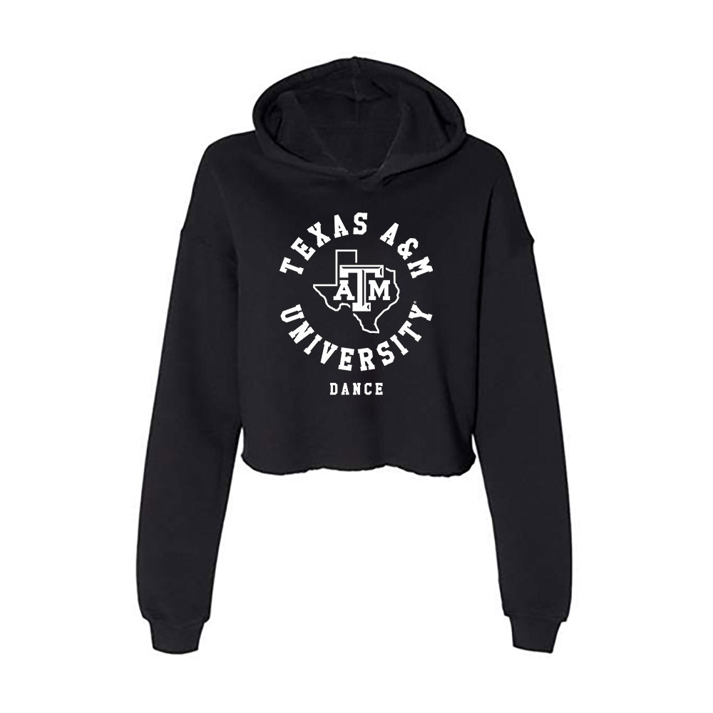Texas A&M - Dance Team : Grace Gerwig - Classic Shersey Women's Crop Fleece Hooded Sweatshirt-0