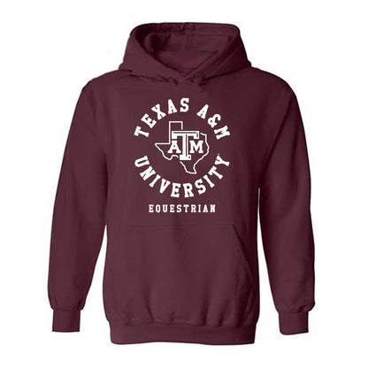 Texas A&M - NCAA Equestrian : Grace Shipman - Classic Shersey Hooded Sweatshirt-0