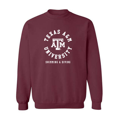 Texas A&M - NCAA Men's Swimming & Diving : Aj Robinson - Classic Shersey Crewneck Sweatshirt-0