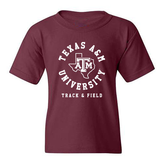 Texas A&M - NCAA Women's Track & Field : Kennady Fontenot - Classic Shersey Youth T-Shirt-0