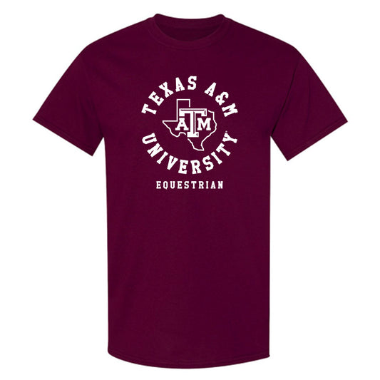 Texas A&M - NCAA Equestrian : Mattie Gustin - Classic Shersey T-Shirt-0
