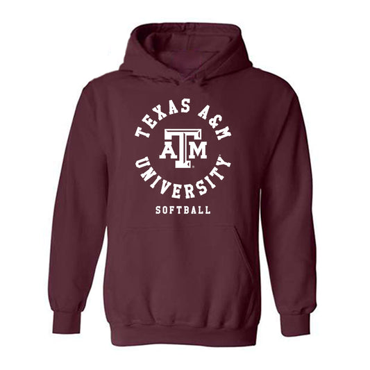 Texas A&M - NCAA Softball : Aubrey Moore - Classic Shersey Hooded Sweatshirt-0