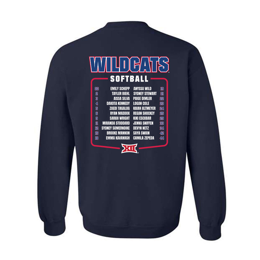 Arizona - NCAA Softball : - Crewneck Sweatshirt-1