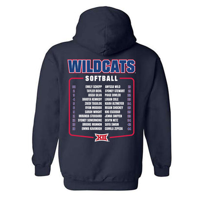 Arizona - NCAA Softball : - Hooded Sweatshirt-1