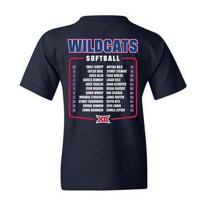 Arizona - NCAA Softball : - Youth T-Shirt-1