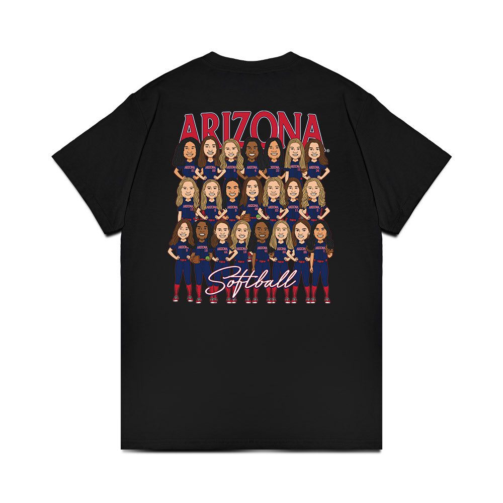 Arizona - NCAA Softball : - Team Collage Premium T-Shirt-1