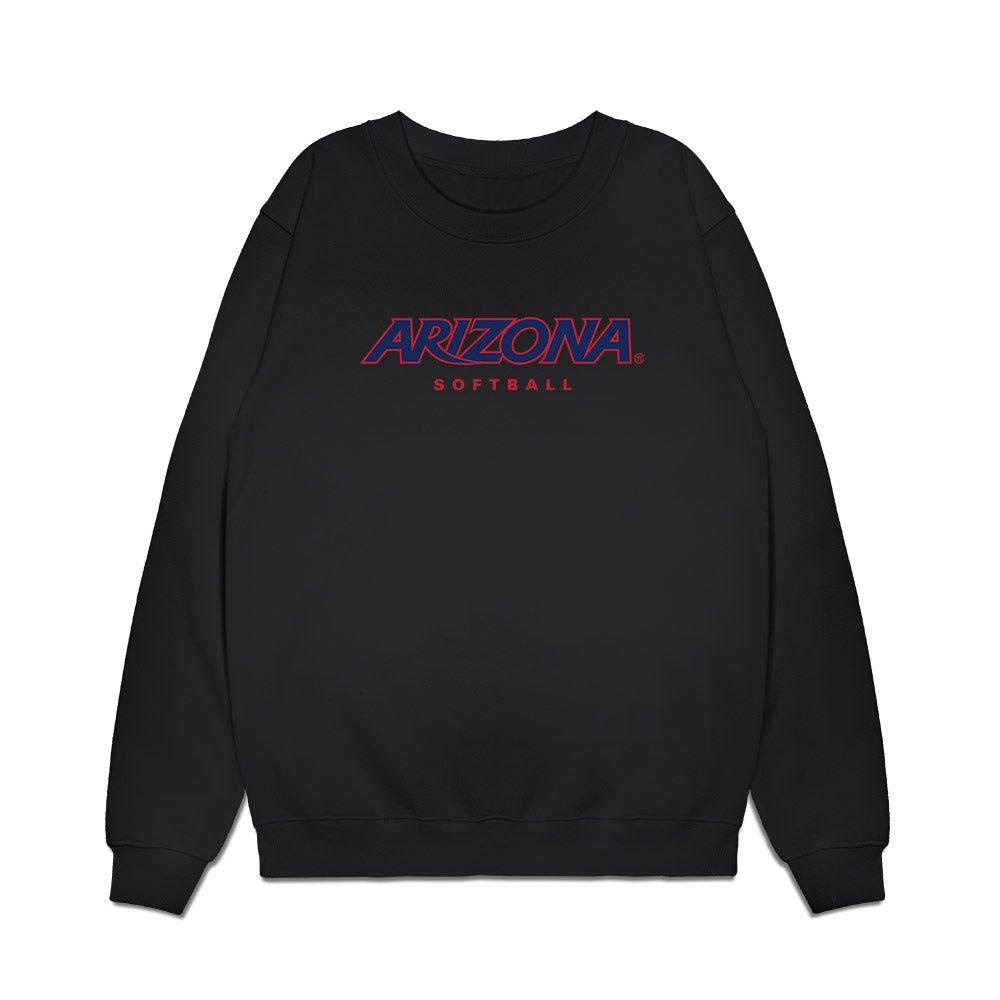 Arizona - NCAA Softball : - Team Collage Premium Crewneck Sweatshirt-0