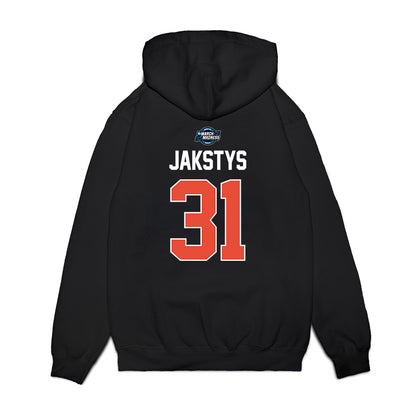 Illinois - NCAA Men's Basketball : Jason Jakstys - NCAA® March Madness® 2025 Sweet 16 Shersey Premium Hooded Sweatshirt-1
