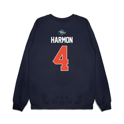 Illinois - NCAA Men's Basketball : Justin Harmon - NCAA® March Madness® 2025 Sweet 16 Shersey Premium Crewneck Sweatshirt-1