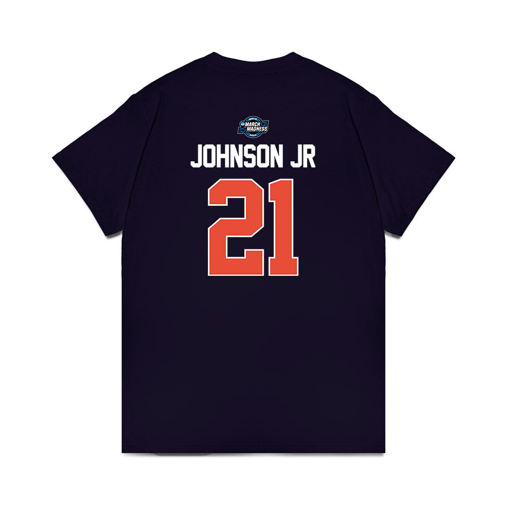 Illinois - NCAA Men's Basketball : Morez Johnson Jr - NCAA® March Madness® 2025 Sweet 16 Shersey Premium T-Shirt-1