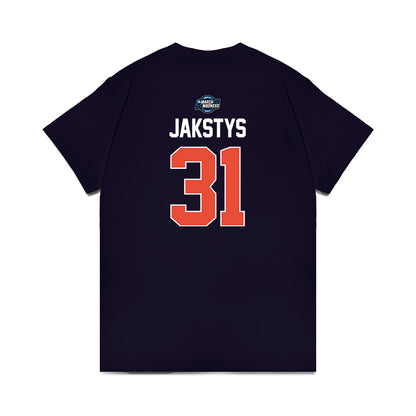 Illinois - NCAA Men's Basketball : Jason Jakstys - NCAA® March Madness® 2025 Sweet 16 Shersey Premium T-Shirt-1