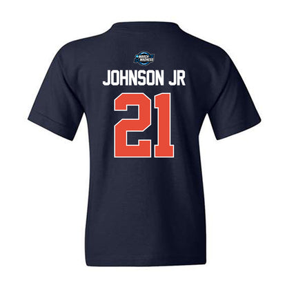 Illinois - NCAA Men's Basketball : Morez Johnson Jr - NCAA® March Madness® 2025 Sweet 16 Shersey Youth T-Shirt-1