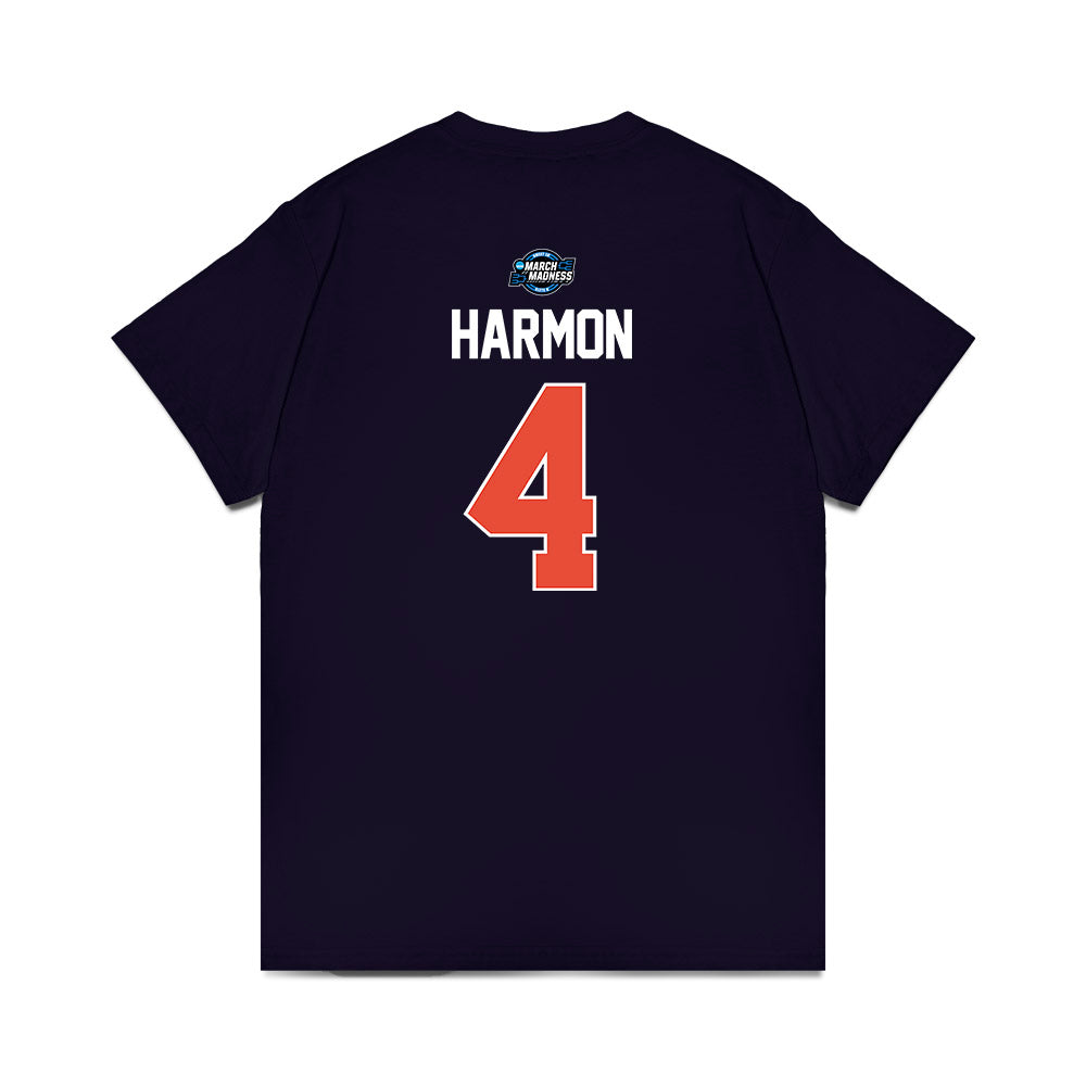 Illinois - NCAA Men's Basketball : Justin Harmon - NCAA® March Madness® 2025 Sweet 16 Shersey Premium T-Shirt-1
