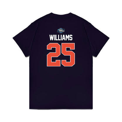 Illinois - NCAA Men's Basketball : Max Williams - NCAA® March Madness® 2025 Sweet 16 Shersey Premium T-Shirt-1