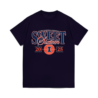 Illinois - NCAA Men's Basketball : AJ Redd - NCAA® March Madness® 2025 Sweet 16 Shersey Premium T-Shirt-0