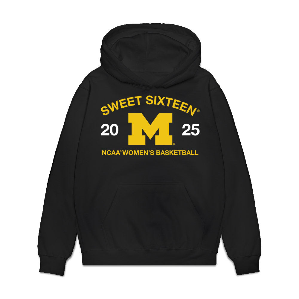 Michigan - NCAA Women's Basketball : - Roster Premium Hooded Sweatshirt-0