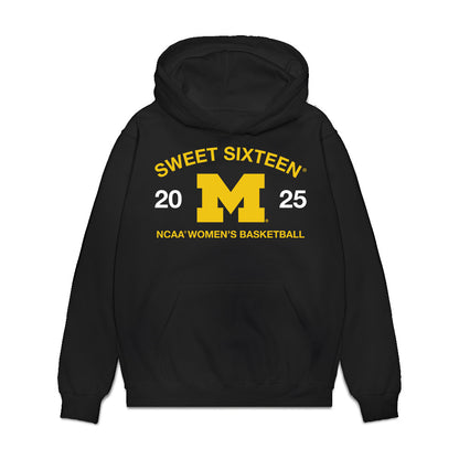 Michigan - NCAA Women's Basketball : - Roster Premium Hooded Sweatshirt-0