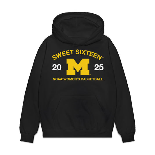 Michigan - NCAA Women's Basketball : - Roster Premium Hooded Sweatshirt-0
