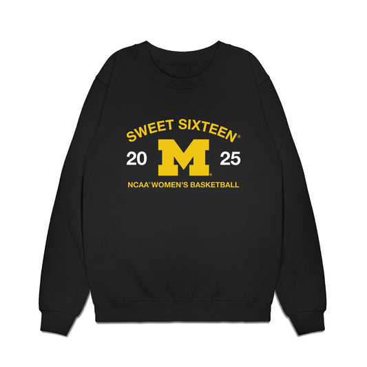 Michigan - NCAA Women's Basketball : - Roster Premium Crewneck Sweatshirt-0