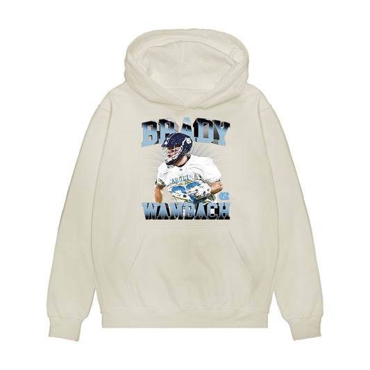 UNC - NCAA Men's Lacrosse : Brady Wambach - Collage Premium Hooded Sweatshirt-0
