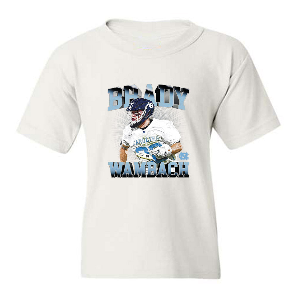 UNC - NCAA Men's Lacrosse : Brady Wambach - Collage Youth T-Shirt-0