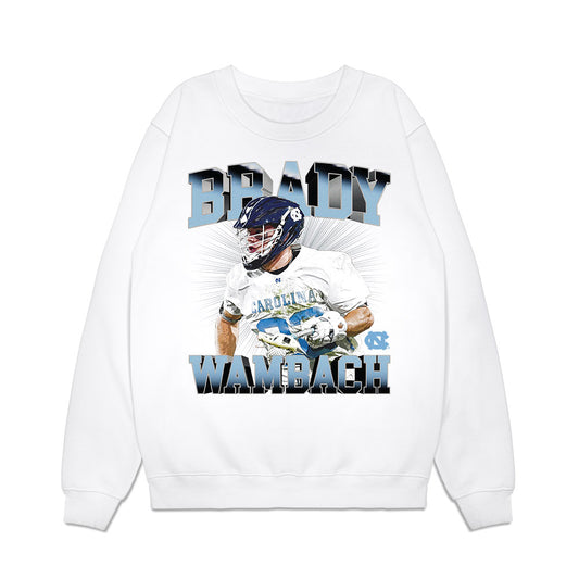 UNC - NCAA Men's Lacrosse : Brady Wambach - Collage Premium Crewneck Sweatshirt-0