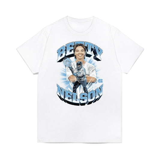 UNC - NCAA Women's Lacrosse : Betty Nelson - Collage Premium T-Shirt-0