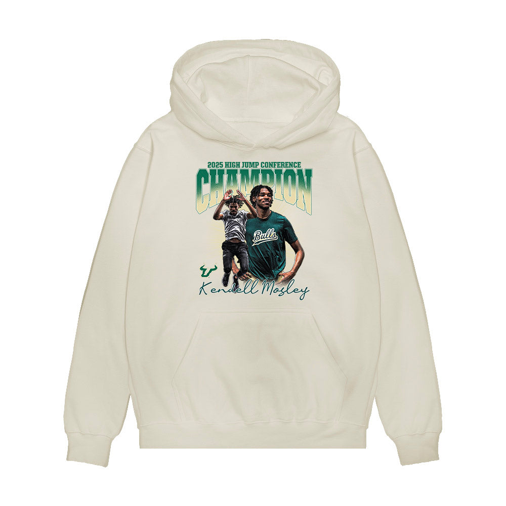 USF - NCAA Women's Track & Field : - 2025 Champion High Jump Collage Premium Hooded Sweatshirt-0