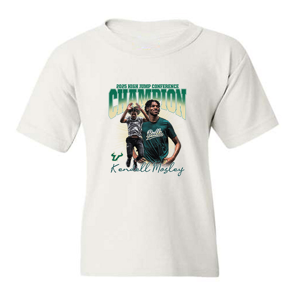 USF - NCAA Women's Track & Field : - 2025 Champion High Jump Collage Youth T-Shirt-0