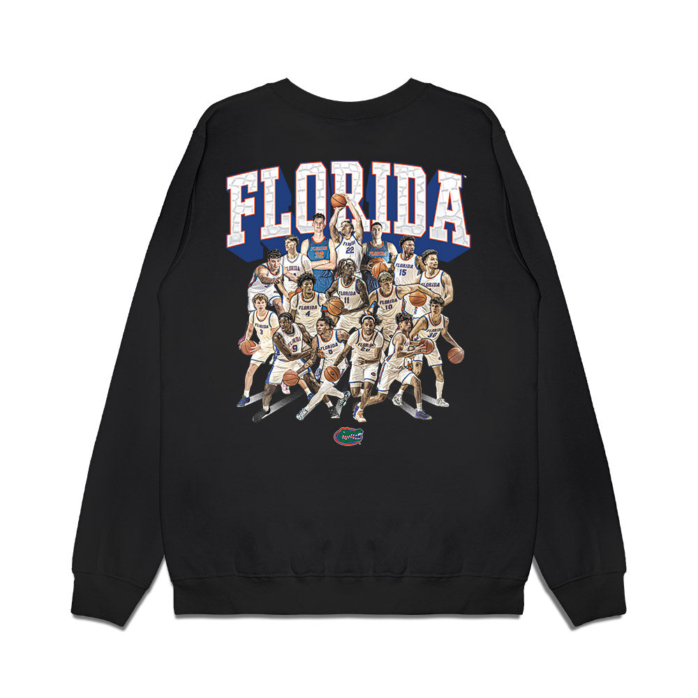 Florida - NCAA Men's Basketball : - Premium Crewneck Sweatshirt-1