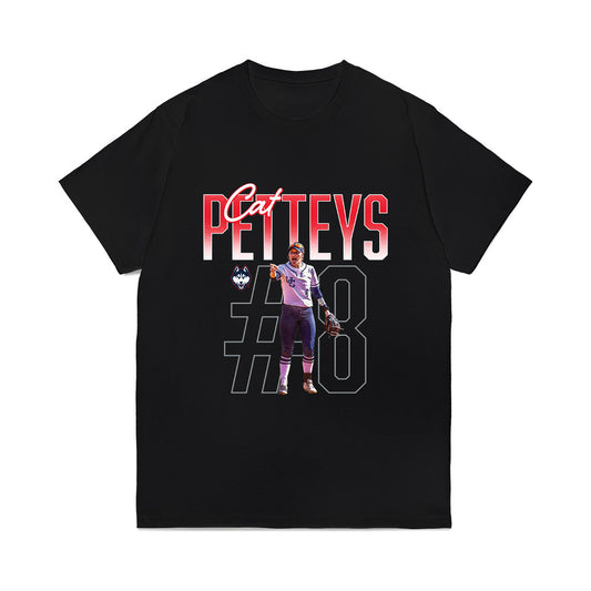 UConn - NCAA Softball : Cat Petteys - Collage Comfort Colors T-Shirt-0