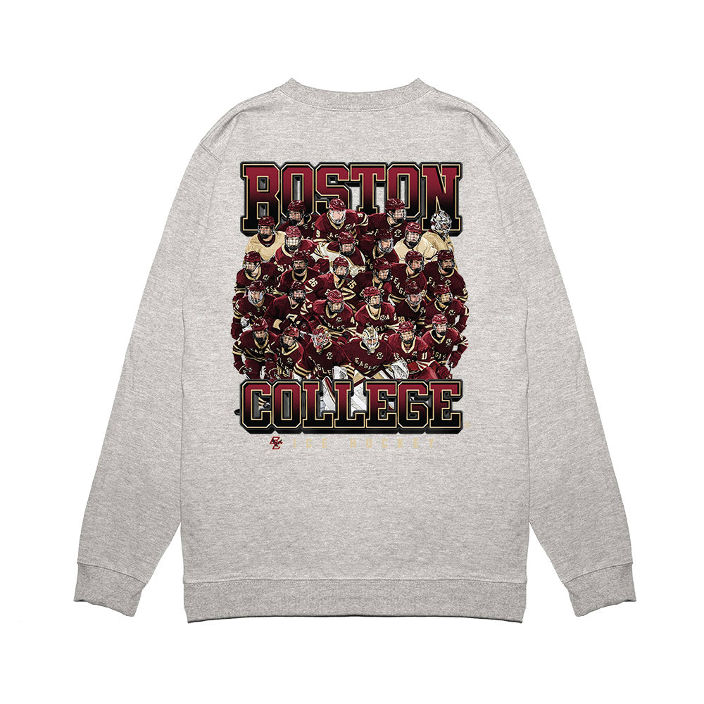 Boston College - NCAA Men's Ice Hockey : - Premium Crewneck Sweatshirt-1