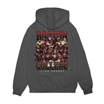 Boston College - NCAA Men's Ice Hockey : - Premium Hooded Sweatshirt-1