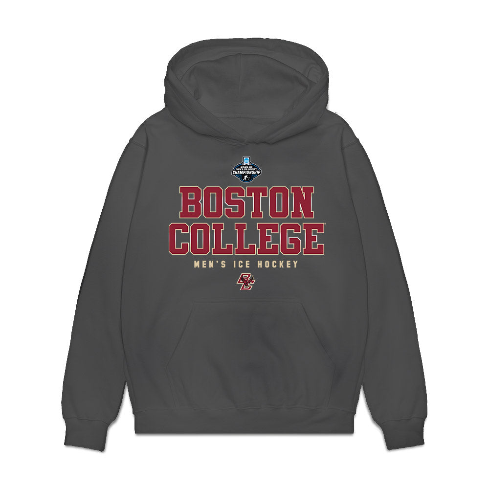 Boston College - NCAA Men's Ice Hockey : - Premium Hooded Sweatshirt-0