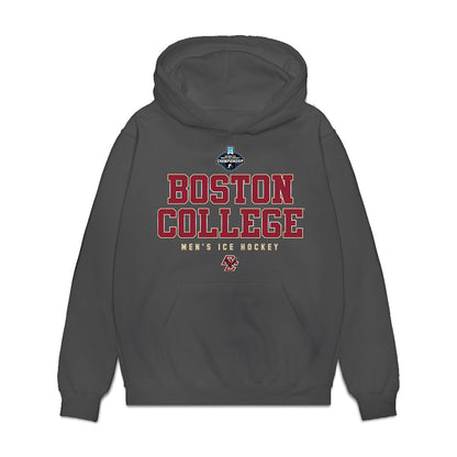 Boston College - NCAA Men's Ice Hockey : - Premium Hooded Sweatshirt-0
