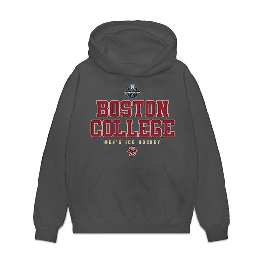 Boston College - NCAA Men's Ice Hockey : - Premium Hooded Sweatshirt-0